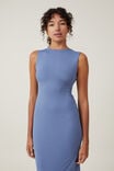 Low Back Luxe Maxi Dress, ELEMENTAL BLUE - alternate image 2