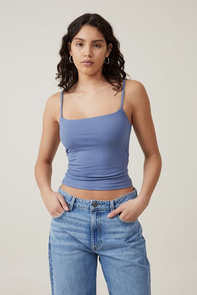 Luxe Strappy Cami, ELEMENTAL BLUE