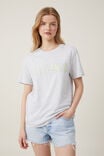 Regular Fit Graphic Tee, PROVENCE/SOFT GREY MARLE - alternate image 1
