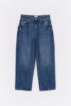 Straight Crop Jean, PURE BLUE - alternate image 5