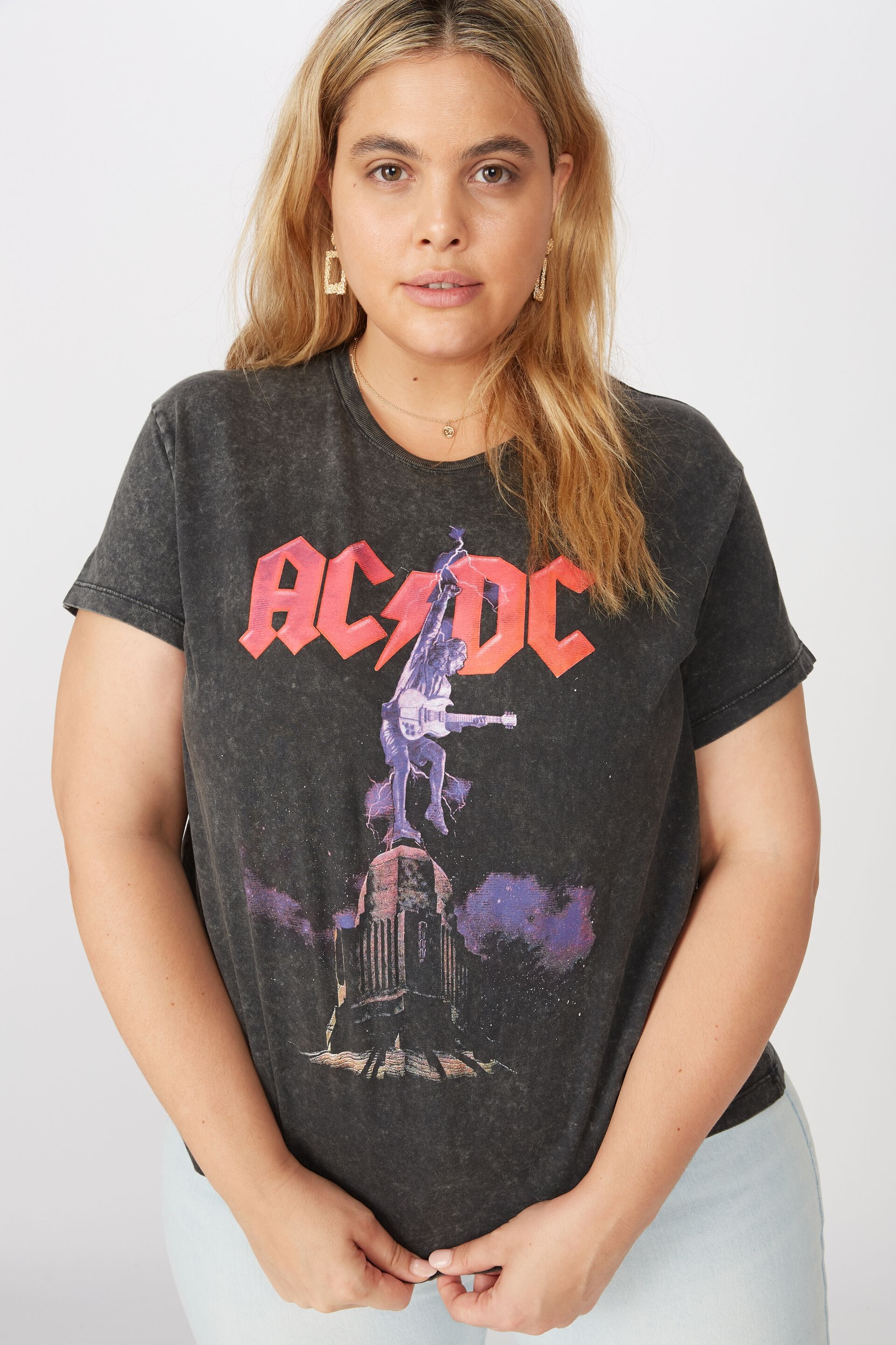 cotton on ac dc shirt