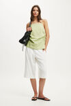 Ella Square Neck Cami, PIXIE GREEN STRIPE - example image 2