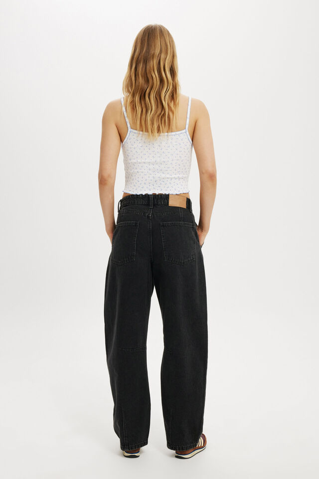 Barrel Jean, GRAPHITE BLACK
