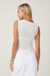 Hazel Rouched Front Tank, NATURAL WHITE - alternate image 3
