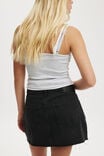 Denim Mini Skirt, GRAPHITE BLACK - alternate image 5