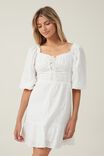 Vestido - Dolly Corset Ls Mini Dress, WHITE - vista alternativa 1