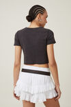 Crop Fit Rib Graphic Tee, RAPID CITY/WASHED BLACK - alternate image 3