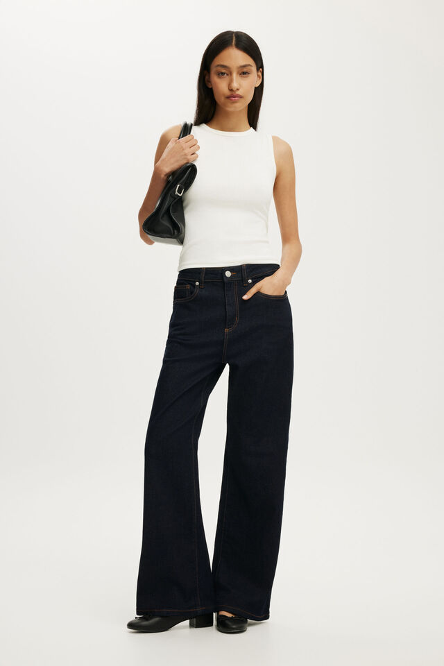 Wide Jean Asia Fit, JERVIS BLUE