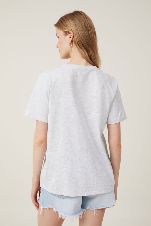 Regular Fit Graphic Tee, PROVENCE/SOFT GREY MARLE
