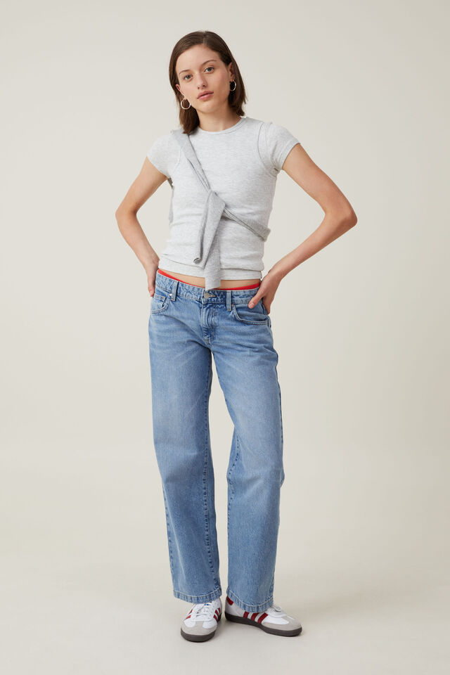 Mid Rise, '90s Vibe: A Levi's Low Pro Jeans Review - The Mom Edit