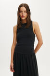 Bella Maxi Dress, BLACK - example image 3