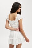 Eddie Corset Mini Dress, WHITE - alternate image 3