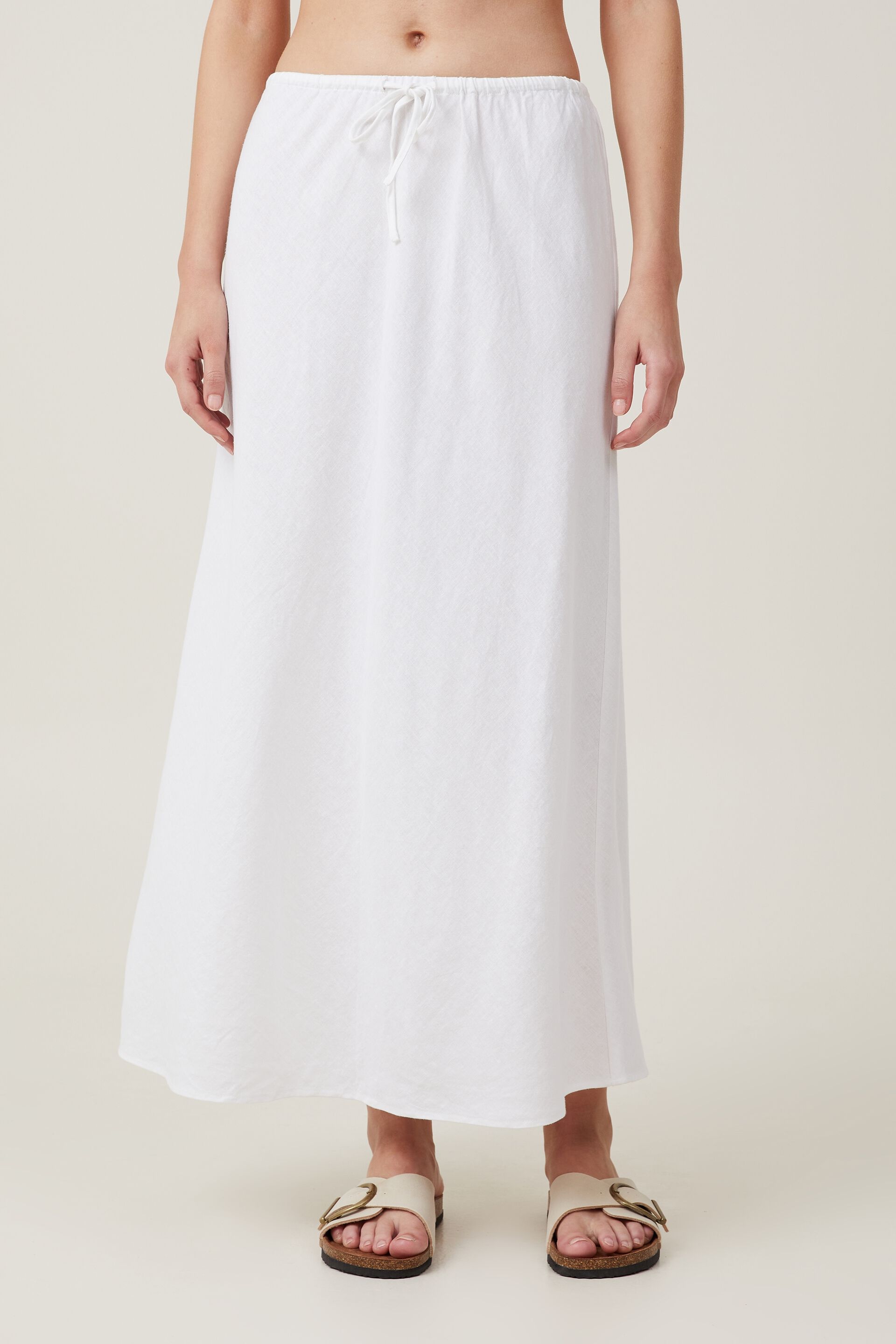 Buy mybody Women Cotton regular 34 Slip maxi Skirt  Ankle Length  petticoat Whiteknee length M Online at Best Prices in India  JioMart