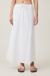 Haven Maxi Slip Skirt, WHITE - alternate image 2