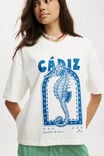 The Premium Boxy Graphic Tee, CADIZ/VINTAGE WHITE - alternate image 4