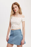 Gigi Denim Mini Skirt, BREEZE BLUE - alternate image 1