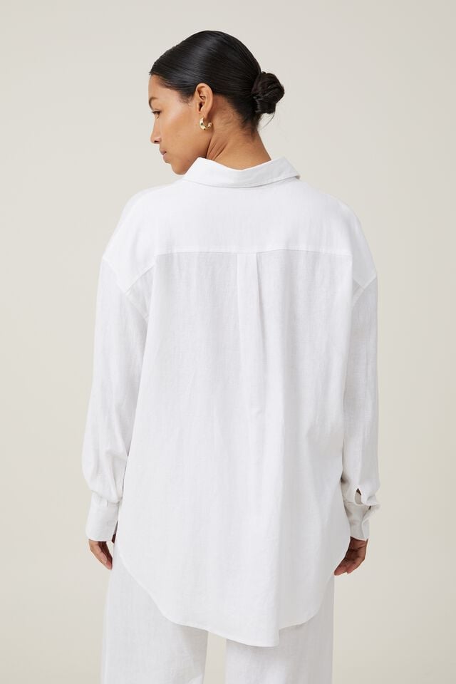 Haven Long Sleeve Shirt, WHITE