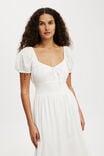 Charlotte Maxi Dress, WHITE TEXTURE - alternate image 2