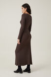 Vestido - Urban Knit Maxi Dress, ESPRESSO - vista alternativa 3