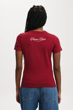 Fitted Graphic Longline Tee, CHAMPS ELYSEES/CHERRY ROUGE - alternate image 3