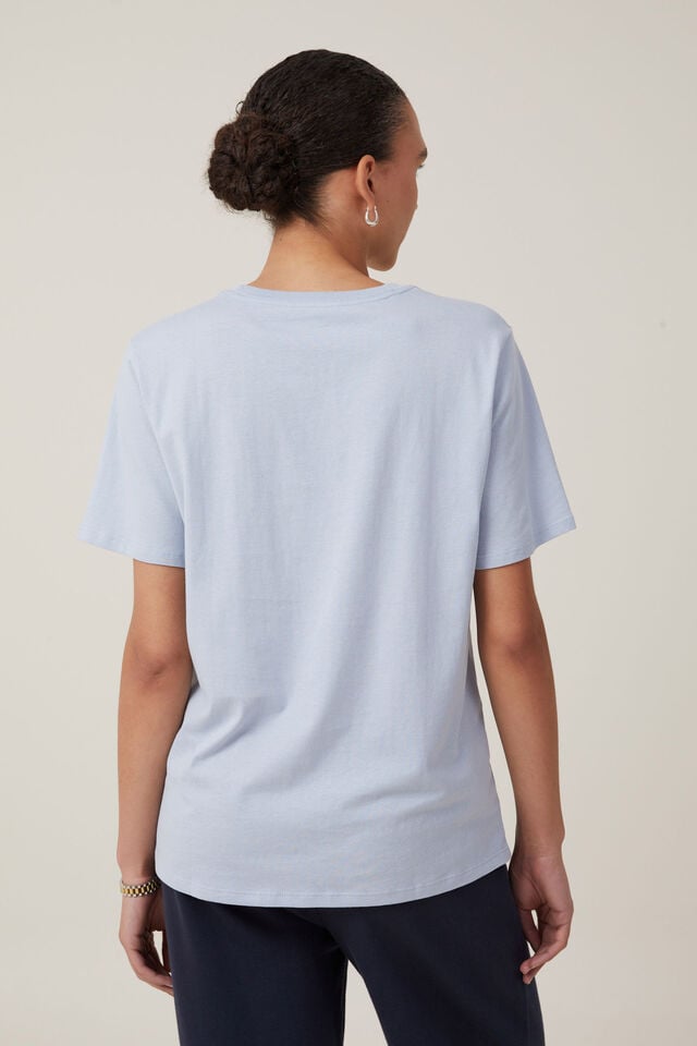 Camiseta - Regular Fit Graphic Tee, NICE/COASTAL BLUE