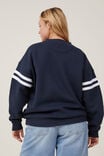 Classic Fleece Graphic Crew Sweatshirt, ST IVES / INK NAVY - alternate image 3