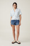 Haven Short Sleeve Shirt, TROPICAL TOILE PACIFIC BLUE - alternate image 2