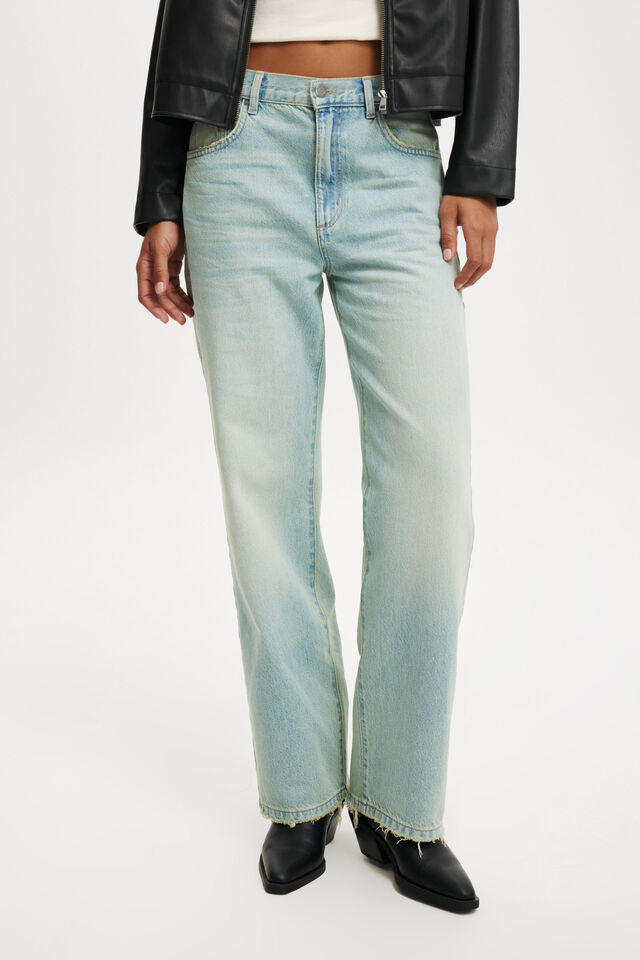 Loose Straight Jean, SHELL BLUE
