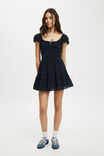 Eddie Corset Mini Dress, NAVY - alternate image 2