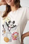 Classic Mickey And Co T Shirt, LCN DIS MICKEY TRICK OR TREAT/WHITE SAND