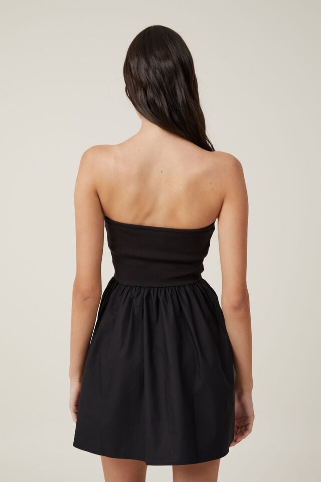 Romee Tube Mini Dress, BLACK