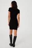 Essential Mini Dress, BLACK - alternate image 3