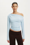 Georgie Off Shoulder Long Sleeve, ICED MARINE - example image 2