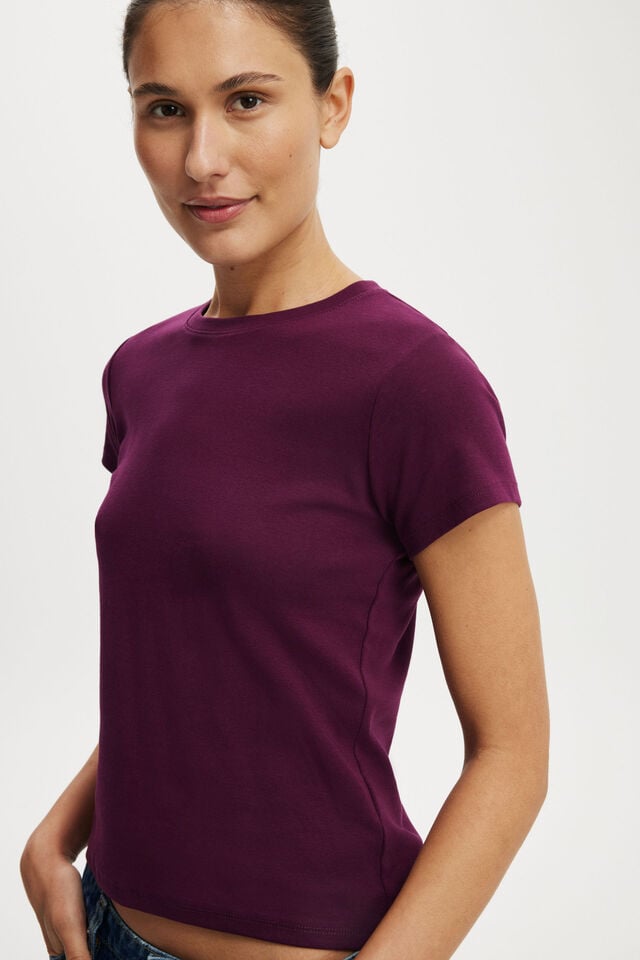 90S Baby Tee, BLACKBERRY BELLE