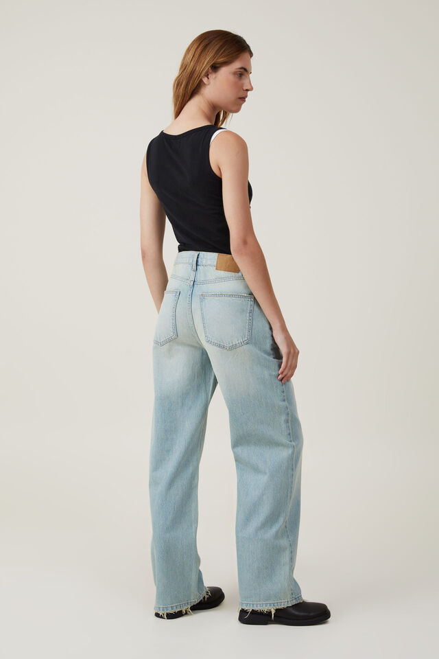 Loose Straight Jean, SHELL BLUE