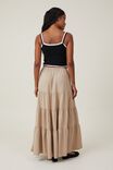 Haven Tiered Maxi Skirt, MID TAUPE - alternate image 2