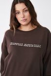 Classic Graphic Sweatshirt, BUFFALO MOUNTAIN/ DUSTY OAK