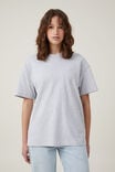 Camiseta - The Boxy Oversized Tee, GREY MARLE - vista alternativa 1
