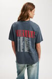 The Lcn Music Boxy Graphic Tee, LCN MT NIRVANA IN UTERO ANGEL FLORAL/SLATE BL - alternate image 3