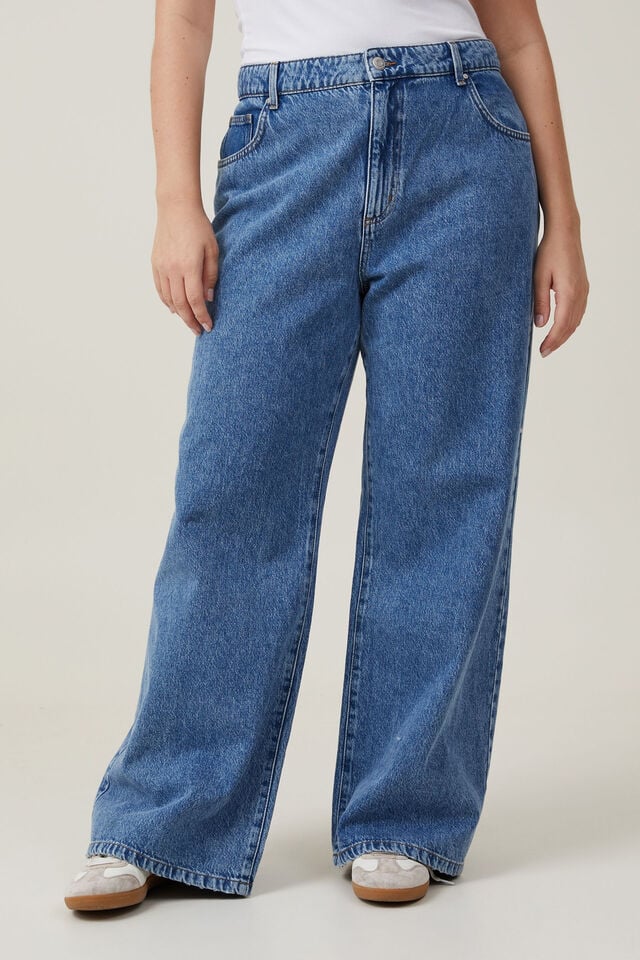 Relaxed Wide Jean, SEA BLUE