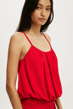 Isla Mini Dress, RED PETAL - example image 4
