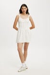 Eden Corset Mini Dress, LIZZIE DITSY CREME FRAICHE - alternate image 2