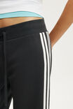 Capri Fleece Sweatpant, SHADOWSTONE/WHITE STRIPE - example image 3