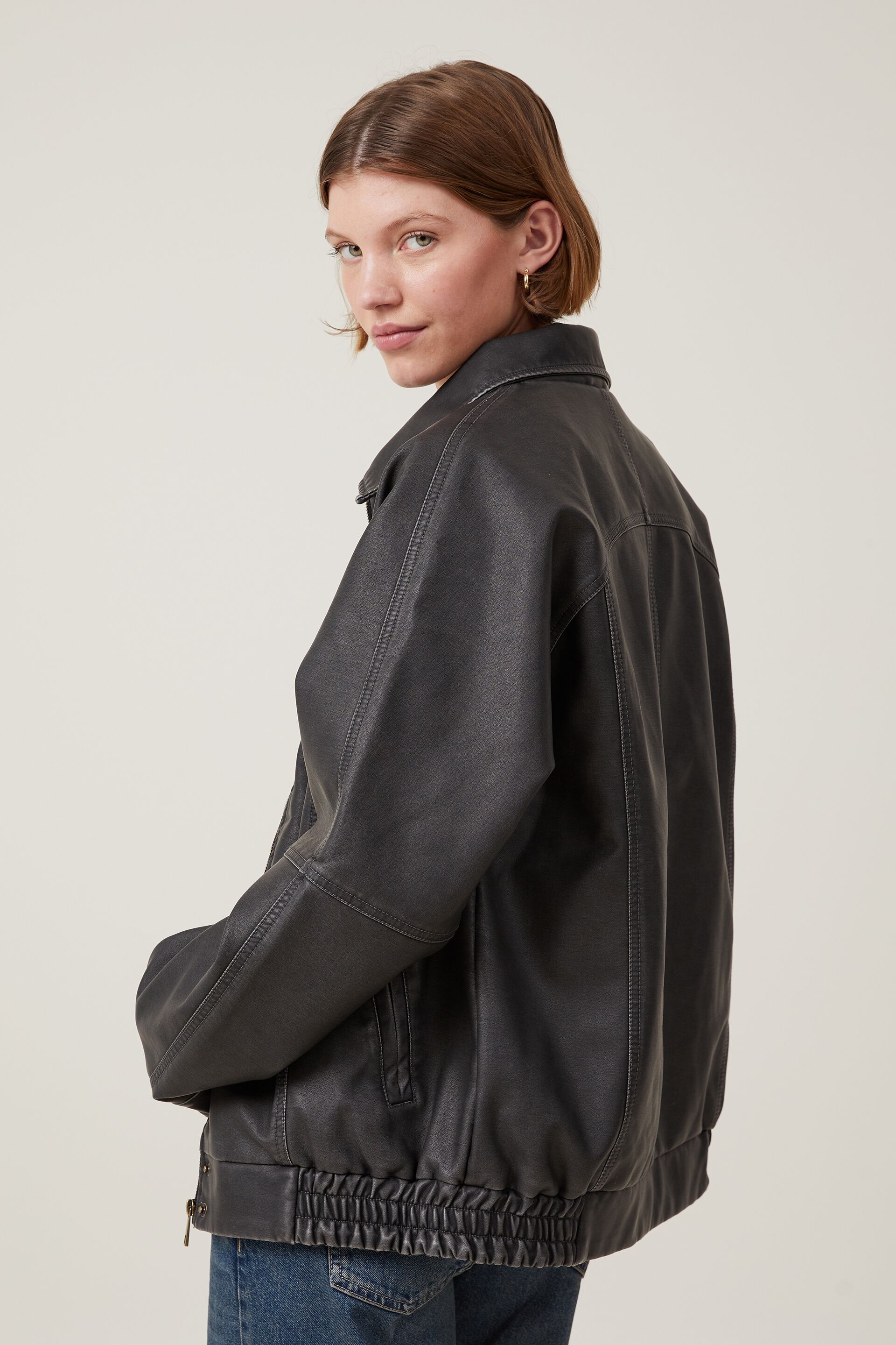 Faux Leather Jackets Are Really Cool Photos | GQ
