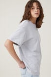 Camiseta - The Boxy Oversized Tee, GREY MARLE - vista alternativa 4