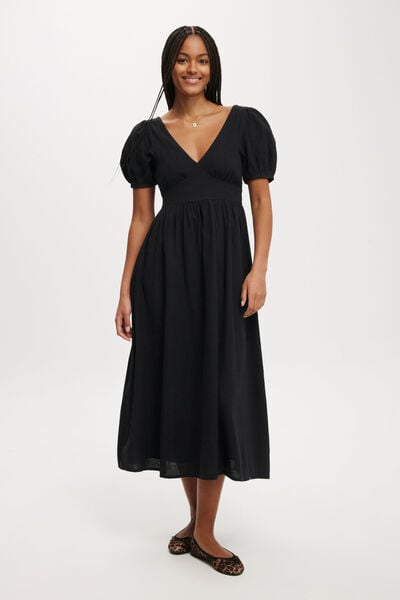 Tyler Maxi Dress, BLACK