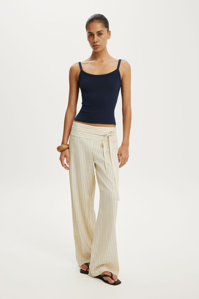 Haven Juno Pant, VANILLA GLOW PINSTRIPE