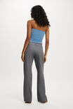 Lola Low Rise Suiting Pant, GREY MARLE - example image 2