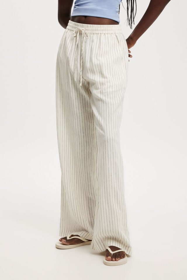 Haven Wide Leg Pant, DAHNA PINSTRIPE