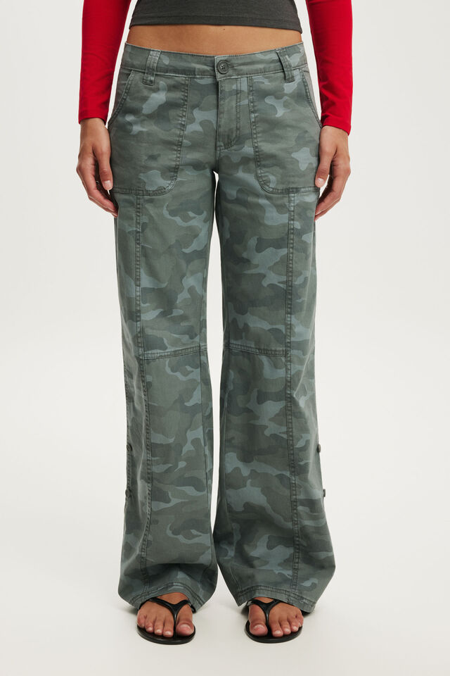 Lexi Low Rise Utility Pant, TALIA CAMO